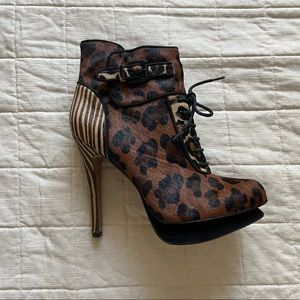 Sam Edelman Brown/Nude/Came Uma Boots/Booties